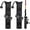 black, variant on 2 PCS Rotatable Fishing Rod Holders for Bike , Adjustable Pole Mount with Clamp for Boat, , Motorcycle