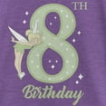 thumbnail image 2 of Girl's Peter Pan Tinker Bell 8th Birthday  Graphic Tee Purple Berry X Large, 2 of 4