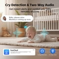 thumbnail image 3 of CiKiKWXO 5MP 2.5K Indoor Security Camera with Night Light, Dual-Band WiFi Home Camera, Baby Monitor & Pet Camera, Smart Motion Tracking, Color Night Vision, 2-Way Audio, Works with Alexa, 3 of 11