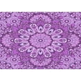 thumbnail image 1 of Ahgly Company Indoor Rectangle Patterned Violet Purple Area Rugs, 2' x 5', 1 of 1
