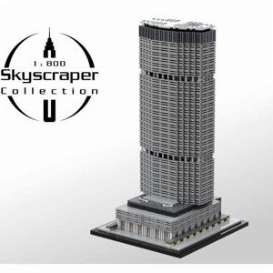 Modulaire MetLife Bâtiments Blocs Bâtiment Pan Am MOC-151260 Jouets de briques 1:800 Échelle 1846pcs