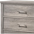 thumbnail image 4 of Kings Brand Furniture Harmony 5 Wood Drawer Chest Dresser for Bedroom - Tall & Modern Storage Organizer (Light Oak Gray), 4 of 7