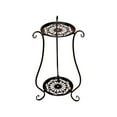 thumbnail image 2 of NWOKYZGH Metal Plant Stand 2 Tier Indoor Outdoor, Tall Flower Pot Shelf Rustproof Stable Corner Stand, Multiple Plant Display Rack for Living Room Patio Balcony Garden, 2 of 6