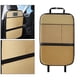 thumbnail image 5 of Funda de asiento de coche de cuero sintético con bolsillos de almacenamiento y alfombrilla antipatadas para evitar pisadas y suciedad. Beige Grande, 5 of 7