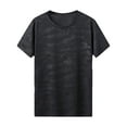 thumbnail image 4 of vastwit Sports Shirts for Men Short Sleeve Quick Dry Athletic T Shirt Gym Workout Fitness Camo Active Black L, 4 of 8