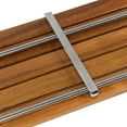 thumbnail image 6 of Home Aesthetics 36" Foldable Teak Wood Shower Seat Bench, ADA-Inspired, 6 of 10