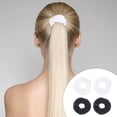 thumbnail image 2 of 4pcs Women Microfibra Scrunchies de cabello Rope Cabello absorbente Cabello Banda para la banda para el cabello, 2 of 5