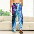 thumbnail image 3 of Demon Slayer Pajamas Pants 3D Printing Wide Leg PJ Pant Loungewear Casual Comfy Sleepwear Lounge Pants for Men Women2XL, 3 of 9