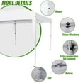 thumbnail image 5 of ECOLINEAR SHADES 10x20 Pop Up Canopy Tent, Thicken Frame Commercial Heavy Duty Tent, 6 Sidewalls 12 Stakes & 6 Ropes, Outdoor Canopies For Events, Parties, White, 5 of 9