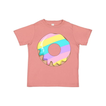 

Inktastic Easter Donut with Pastel Rainbow Frosting Gift Toddler Boy or Toddler Girl T-Shirt