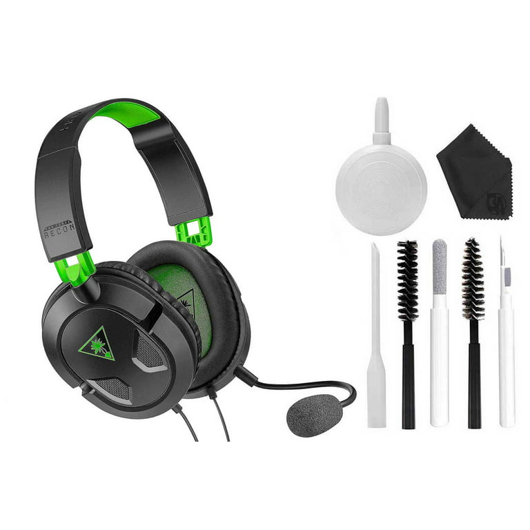 Headset Black/Green Bundle Kit Turtle BOLT Used AXTION Gaming With Beach Recon 50 Cleaning