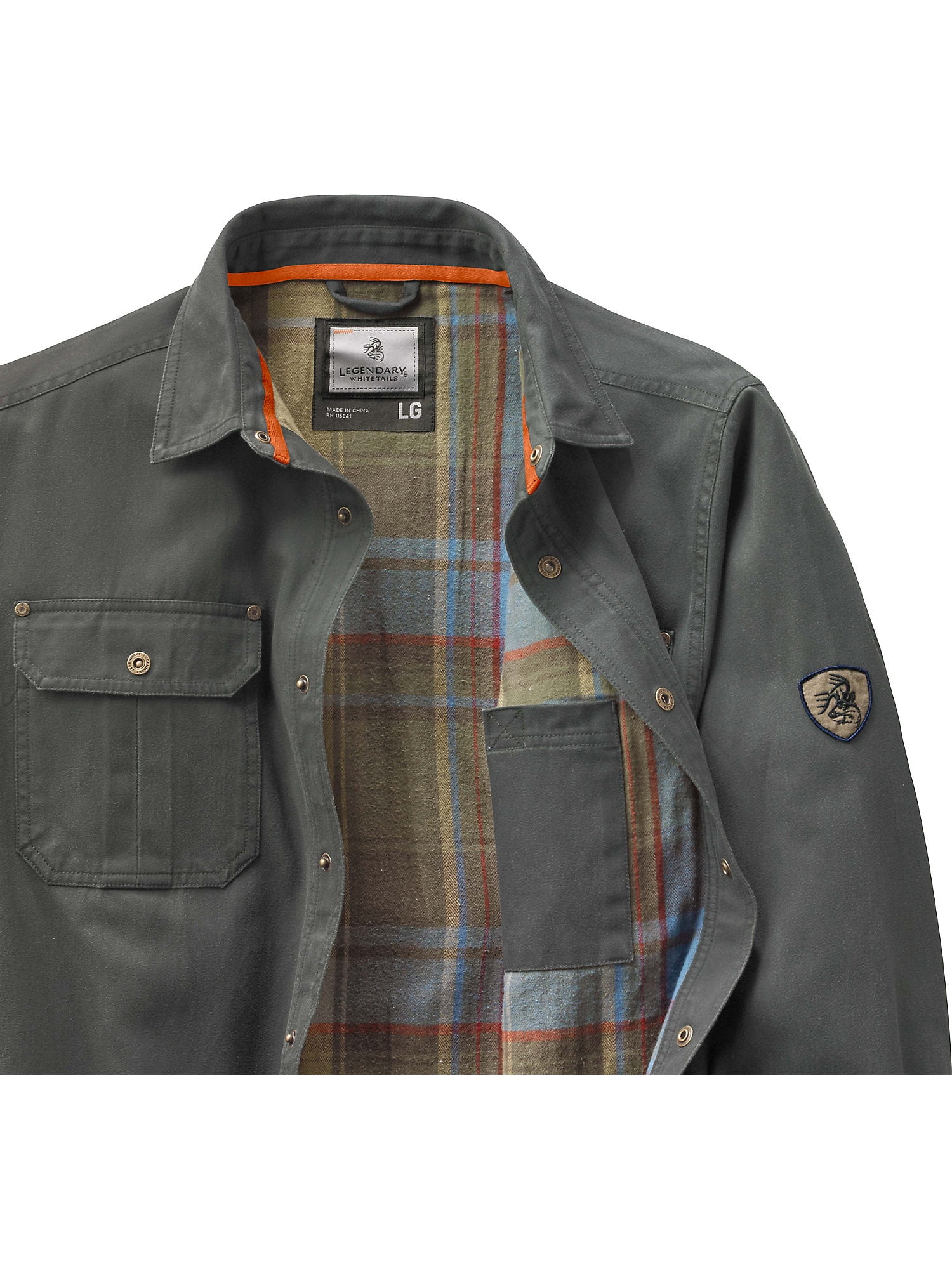 legendary whitetails men's journeyman rugged shirt jacket