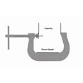 thumbnail image 2 of Groz 10" General Purpose G Clamp, 2 of 4