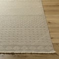 thumbnail image 3 of BoutiqueRugs Tolla Bohemian Jute and Cotton Natural Fiber Area Rug - Boho High Low Textured Geometric Area Rug for Living Room, Bedroom - Machine Washable - Beige, Cream 6'6" x 9' (6x9 Area Rug), 3 of 7