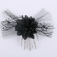 thumbnail image 5 of Terrifying Hand Bone Rose Hair Clip Halloween Gothic Unique Dress Up Accessory Mesh Side Decoration Elegant Barrette, 5 of 5