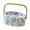 white, variant on veasfak Fruit Basket Floral Pattern Home Decoration Ceramic Eay to Carry Vanity Tray beige