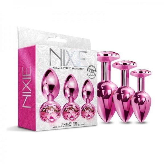 Global Novelties Nixie Metal Plug Trainer Set Pink Metallic