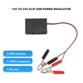 thumbnail image 4 of 12V To 24V USB  Clip, Data Transmission Prevent Overload USB Power Regulator   For Multiple Devices, 4 of 8