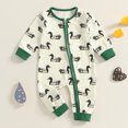 thumbnail image 4 of Gupgi Combinaisons Imprimées Duck pour Bébés Garçons Filles, Manches Longues, Col Rond, Fermeture Éclair, Pyjama une Pièce pour Nouveau-Né, 4 of 8