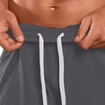 thumbnail image 2 of Erwazi Mens Shorts Elastic Wasit Drawsting Athletic Shorts with Zipper Pockets, 2 of 8