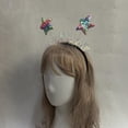 thumbnail image 6 of Star Themed Headwear Themed Party Detail Lightweight Design Hair Hoop, 6 of 8