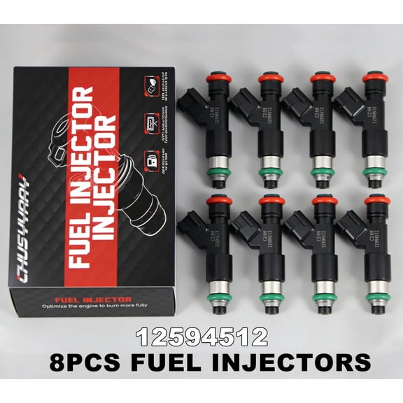 8x NEW Fuel Injectors for 2007 2008 2009 Chevrolet Silverado 1500 5.3L