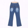 thumbnail image 5 of Womens Flare Jeans Y2K 90s Bootcut Low Rise Vintage Skinny Washed Flared Pants Stretchy Denim Bell Bottom Pants, 5 of 7
