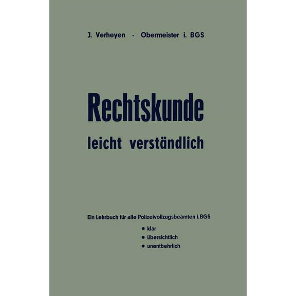 Rechtskunde -- Leicht VerstÃ¤ndlich, (Paperback)