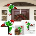 thumbnail image 1 of Grinch Christmas Decorations Grinch Decor the Grinch Christmas Santa Snowman Hat Door Corner Decoration Christmas, 1 of 5