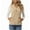 Khaki, variant on Outdoor Ventures Women's Polar Fleece Zip Vest Outerwear with Pockets,Warm Sleeveless Coat Vest 