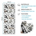thumbnail image 2 of Schnauzer Dog and Footprints Hot Yoga Mat Towel Non Slip for Hot Yoga - Quick-Drying Yoga Mat Cover with 4 Corner Pockets with Travel Bag - Hot Yoga Towel Non Slip Grip Moisture Wicking Sweat 70"x26", 2 of 6