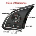 thumbnail image 3 of For Mitsubishi Outlander 2016-2018 Xpander steering wheel audio control button, 3 of 7