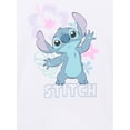 thumbnail image 3 of Stitch Girls Short Sleeve Ringer Graphic Tee, Sizes 4-16, 3 of 3