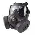 thumbnail image 1 of 2x Máscara protectora, protección ocular de seguridad para toda la cara, máscara de gas tóxico ficticio con correa ajustable para , disfraz de C SM SunniMix Equipo de juego de cara completa, 1 of 8