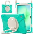 thumbnail image 1 of Funda para Samsung Galaxy Tab A11+ Plus de 11 pulgadas (2025) y A9+ Plus de 11 pulgadas (2023), cubierta de silicona resistente con asa, soporte de 360°, correa y soporte para S Pen., 1 of 9