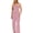 Pink, variant on Czanzd Women's Striped Tube Top and Wide Leg Pants 2 Piece Outfit Set,L,Green