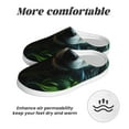thumbnail image 6 of Picia Realistic Style Colorful Wolf A for Women's Lamb-hug Comfy Fleece House Slippers Memory Foam, Slip-on House Shoes Indoor Outdoor-39/40, 6 of 7
