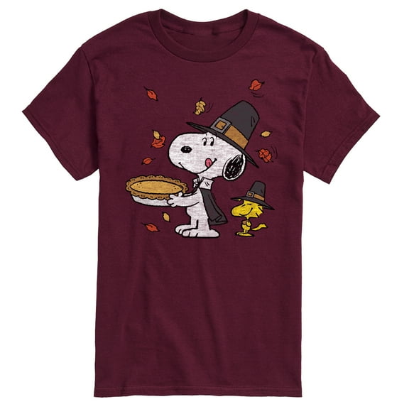 Peanuts - Thanksgiving Scene - Men's Short Sleeve Graphic T-Shirt