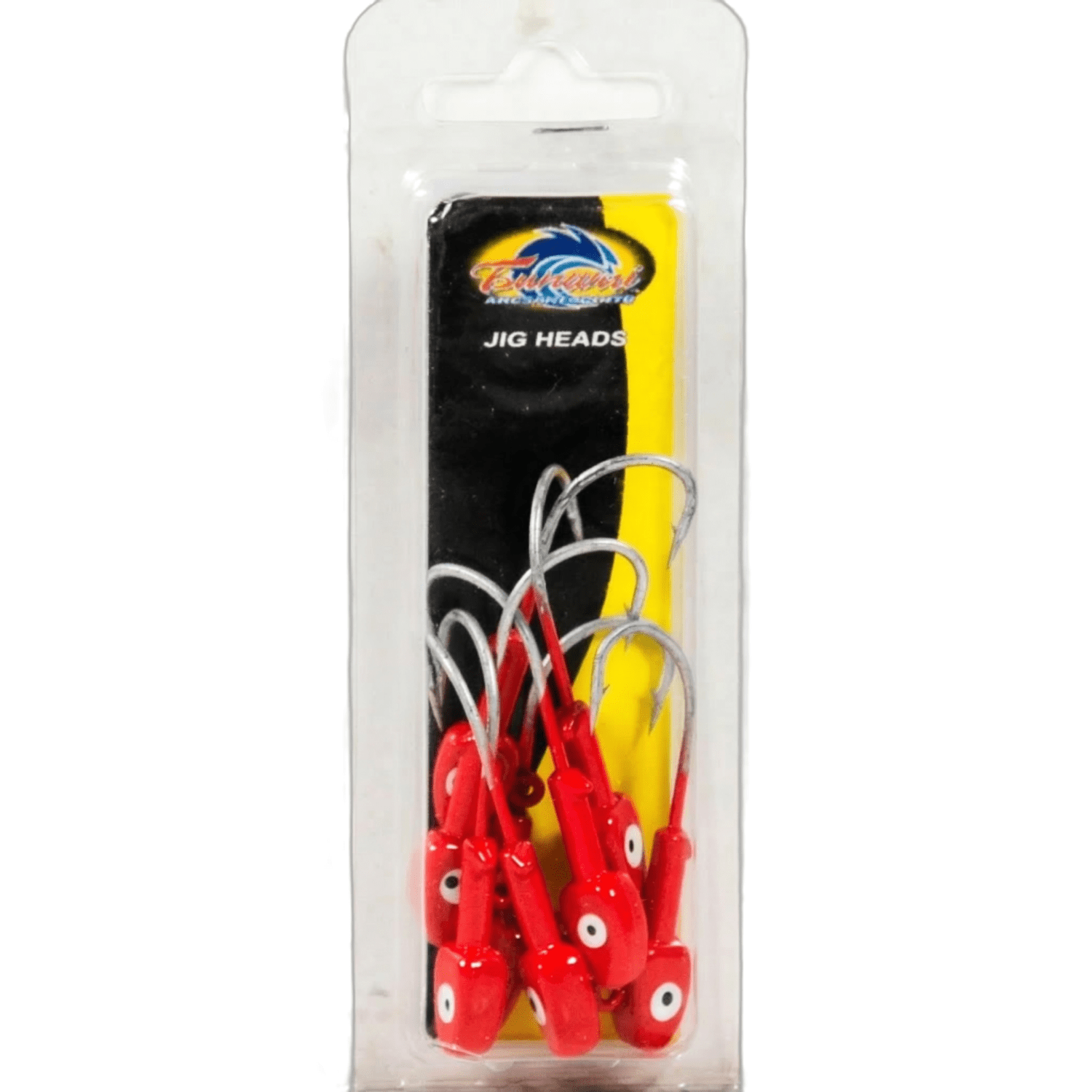 (2 pack) Tsunami Lead Jig Head Fishing Lure 3/8 oz. – Red