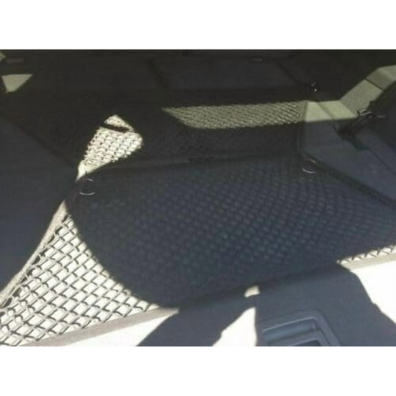 EACCESSORIES EA Rear Trunk Organizer Cargo Net for Audi Q7 2007-2016 – Floor Style Cargo Net for SUV – Premium Mesh Elastic Car Trunk Organizer Vehicle Carrier Storage – Compatible with Audi Q7