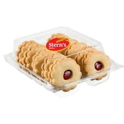 Diabetic Friendly Cookies | Sugar Free Linzer Tart Cookies with Strawberry Jam | Italian Cookies | Linzer Tortes | Low Cholesterol & Low Sodium | 9 oz Sterns Bakery