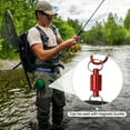 thumbnail image 5 of Uxcell Fishing Gloves with Alloy Magnet Release Towel Fisherman Professional Puncture Resistant Gloves, Black(Right), 5 of 5