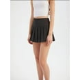 thumbnail image 2 of High Waist Pleated Mini Skirt, 2 of 4