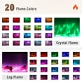 thumbnail image 5 of CozyHom 60’’ x 22’’ Wall Mounted 1400W Infrared Indoor Fireplace, 5 of 15