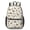 Light Beige Dinosaurs Landscapes Pattern, variant on Dinosaur and Text White Pattern 17" Waterproof Oxford School Backpacks for Teens, S-Shape Padded Straps, for School, Travel, Hiking, Camping