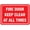 Warning Sign 2, variant on Fire Exit Keep Clear at All Times Sign - 8"x12" Vintage Metal Warning Wall Decor for Home Farm Bar Coffee Shop Club