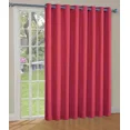 thumbnail image 3 of Gorgeous Home Linen Versatile K100 Dark Red Thermal Blackout Patio Door Window Grommet Curtain Extra Wide Room Divider 100" Wide X 84" Length 1Pc, 3 of 5