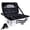 Marble White-Large, variant on Marble with Shoulder Strap Small Makeup Case Travel Storage Organizer
