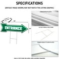 thumbnail image 2 of SignMission C-ARROW10-DS-999843 10 x 30 in. Corrugated Plastic Double Sided Arrow Sign - Goats, 2 of 3