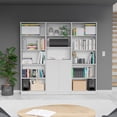 thumbnail image 6 of Penrose 3 Piece Living Room Set with 3 Bookcases, White, 6 of 6